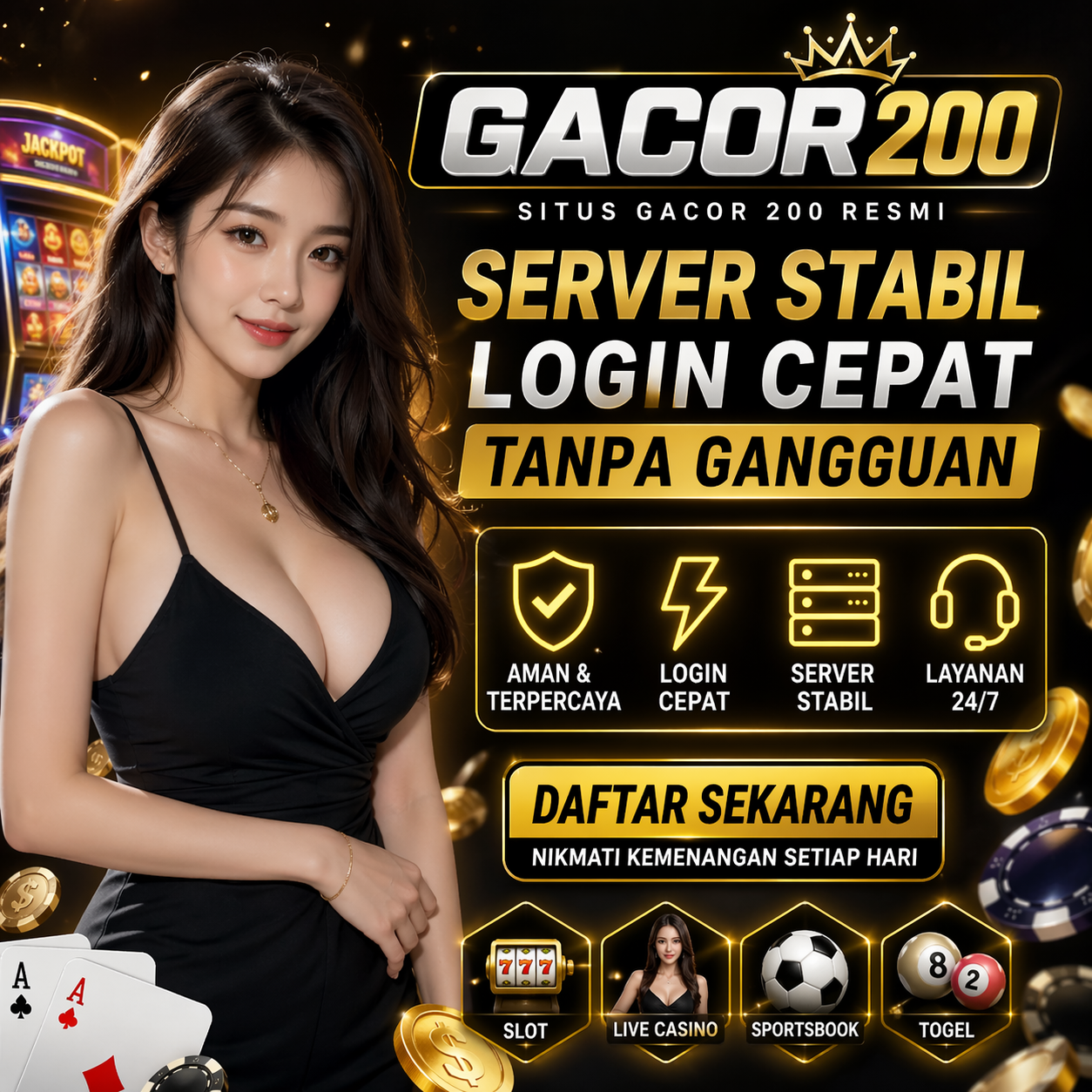GACOR200 - Situs GACOR 200 Resmi Server Stabil Login Cepat Tanpa Gangguan